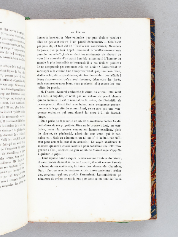 photo n°8 : L'Affaire Marcellange. Cours d'Assises de la Haute-Loire, du Puy-de-Dôme et du Rhône.