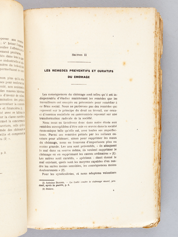 photo n°4 : Les oeuvres d'amélioration sociale réalisées par les syndicats ouvriers en France. [ Livre dédicacé par l'auteur ]