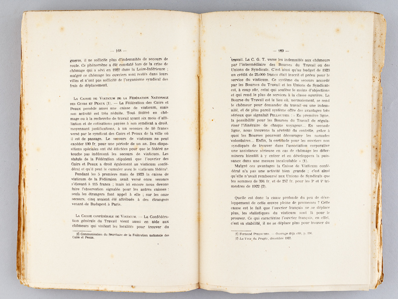 photo n°5 : Les oeuvres d'amélioration sociale réalisées par les syndicats ouvriers en France. [ Livre dédicacé par l'auteur ]