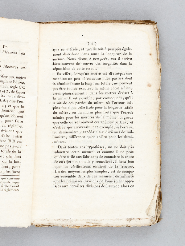 photo n°7 : Instruction sur la vérification et la marque des Nouvelles Mesures de Longueur, ainsi que des nouvelles Membrures pour mesurer les bois de chauffage - Instruction sur la vérification et la marque des Mesures de Capacité - Instruction