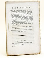 Relation de ce qui s'est passé au Procès de Milord Preston & du Sieur Jean Ashton, leur conviction & condamnation, pour crime de haute-trahison contre leurs Majestés le Roi Guillaume & la Reine Marie. (Pour avoir conspiré contr