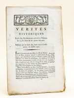 Vérités Historiques sur les Evénemens arrivés à Nismes le 13 de Juin & les jours suivans. Publiées par le Club des Amis de la Constitution, en Juillet 1790