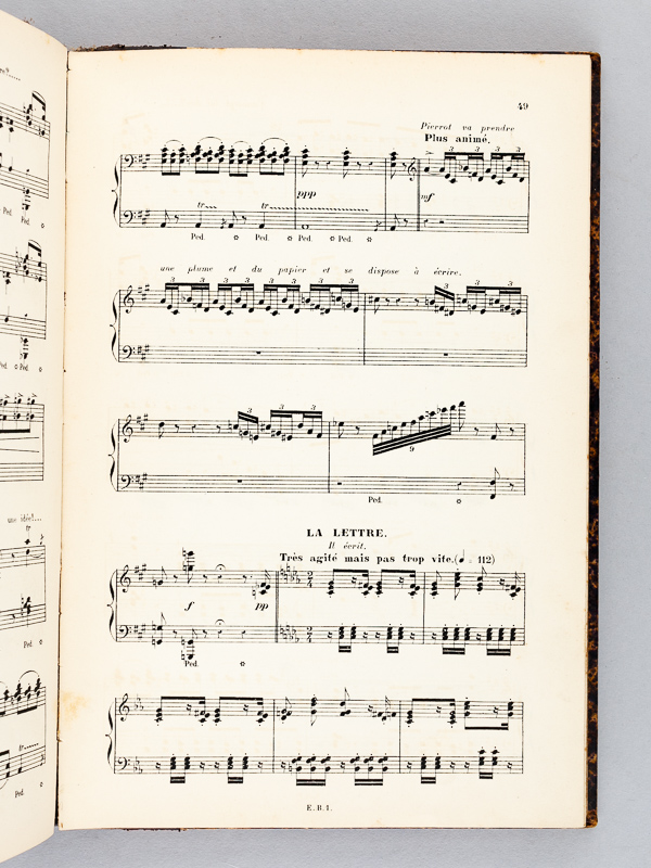 photo n°11 : [ 2 titres reliés en un vol. ] Le Docteur Blanc. Mimodrame fantastique en Quatre Actes et Douze Tableaux de Catulle Mendès, musique de Gabriel Perné. Partition complète -  L'Enfant Prodigue. Pantomime en 3 actes de Michel Carr&