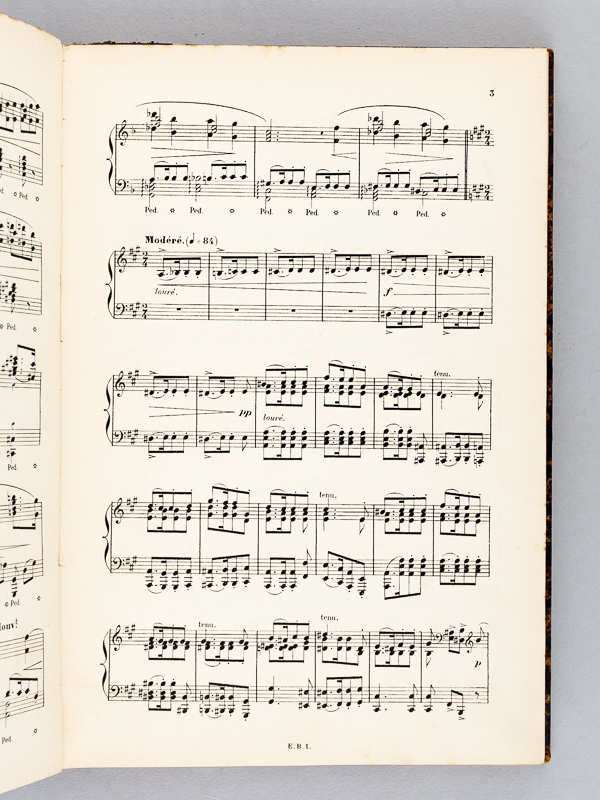photo n°9 : [ 2 titres reliés en un vol. ] Le Docteur Blanc. Mimodrame fantastique en Quatre Actes et Douze Tableaux de Catulle Mendès, musique de Gabriel Perné. Partition complète -  L'Enfant Prodigue. Pantomime en 3 actes de Michel Carr&