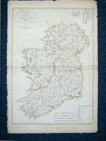 Carte du Royaume d'Irlande, dressée par Hérisson, Elève du Cit. Bonne, ancien Ingénieur hydrographe de la Marine. 1805