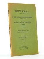 Treize Poèmes d'Edgar Poe - Onze Mélodies Irlandaises de Moore - Onze Chants Ecossais. [ Livre dédicacé par le traducteur ]