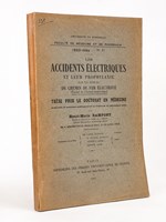 Les accidents électriques et leur prophylaxie sur un réseau de chemin de fer electrifié (Travail de l'Institut médico-légal).