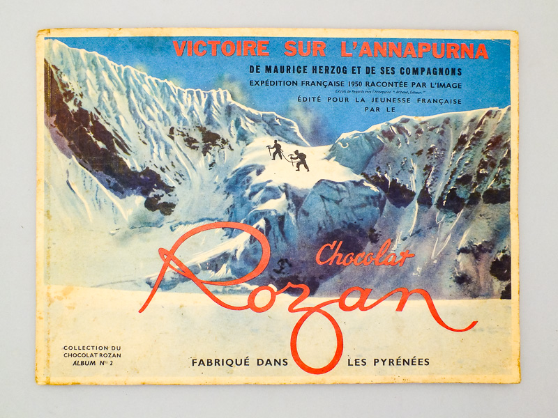 photo n°11 : Victoire sur l'Annapurna de Maurice Herzog et de ses Compagnons. Expédition française 1950 racontée par l'image, édité pour la jeunesse française par le chocolat Rozan, fabriqué dans les Pyréné