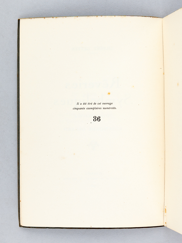 photo n°9 : Rêveries symboliques.  Sonnet-Préface de Rosemonde Gérard. [ Livre dédicacé par l'un des auteurs ]