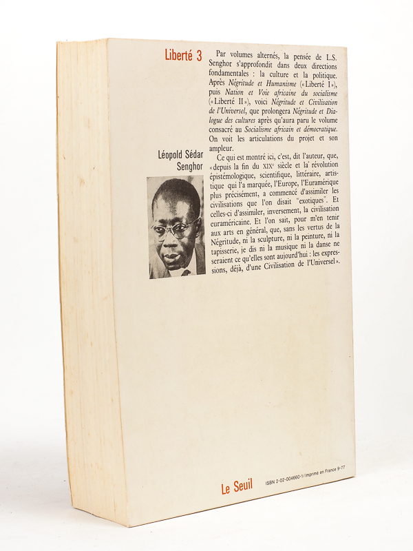 photo n°5 : Liberté Tome 3 : Négritude et civilisation de l'Universel. [ Livre dédicacé par l'auteur ]