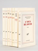 A nous de jouer - Appelez-moi Mademoiselle - Le roman en liberté - La Grande fille - L'homme du roi - L'imagination est une science exacte - La terrasse de Lucrezia [ Livres tous dédicacés par l'auteur - éditions originales ]