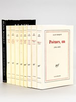 [ Lot de 9 livres, avec dédicaces par l'auteur ] Poèmes, un (1945 - 1967) - Poèmes, deux (1970 - 1974) - Un jour après la vie - Le livre du doute et de la grâce - Le tourment de Dieu - Un homme pour un autre - Lettre &agr