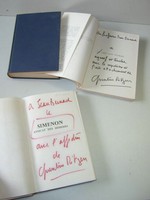 [ Lot de 3 livres, tous dédicacés par l'auteur ] Simenon, avocat des hommes - Le défi aux étoiles - Les nervures de l'Etre. Eléments d'une psychologie de la littérature.
