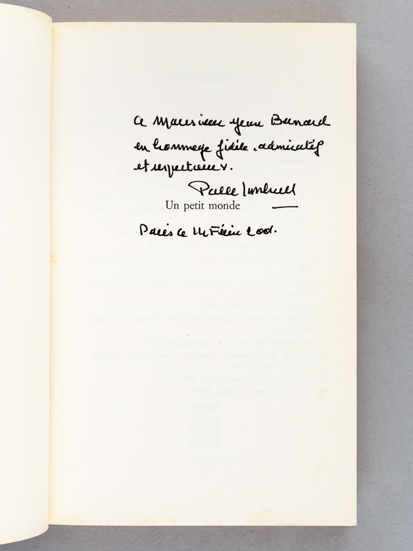 photo n°13 : [ Lot de 7 livres, tous dédicacés par l'auteur ] Le crépuscule des juges - Anthologie de l'éloquence française. De Jean Calvin à Marguerite Yourcenar - Le Vice et la Vertu. Les corruptibles de Mazarin à nos