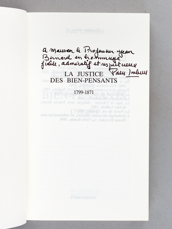 photo n°5 : [ Lot de 7 livres, tous dédicacés par l'auteur ] Le crépuscule des juges - Anthologie de l'éloquence française. De Jean Calvin à Marguerite Yourcenar - Le Vice et la Vertu. Les corruptibles de Mazarin à nos