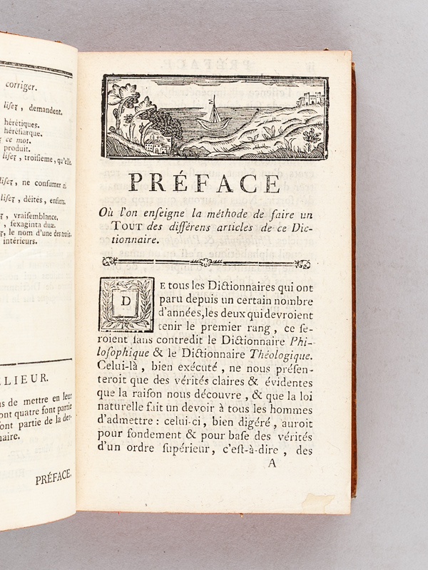 photo n°4 : Dictionnaire Philosopho-Théologique Portatif, contenant l'accord de la véritable Philosophie avec la saine Théologie, & la réfutation des faux principes établis dans les Ecrits de nos Philosophes Modernes.