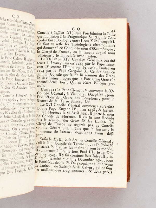 photo n°8 : Dictionnaire Philosopho-Théologique Portatif, contenant l'accord de la véritable Philosophie avec la saine Théologie, & la réfutation des faux principes établis dans les Ecrits de nos Philosophes Modernes.