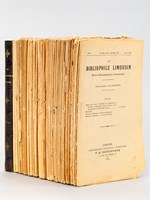 Le Bibliophile Limousin , revue bibliographique trimestrielle [ 1893 et 1894 (partiels), 1895 à 1909 (complet sauf n° 1 de 1898) ]
