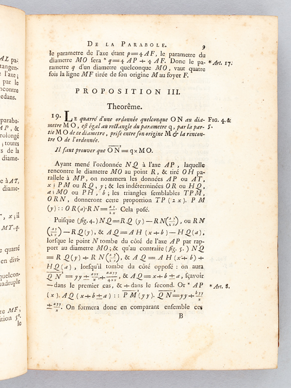 photo n°8 : Traité analytique des Sections coniques et de leur usage pour la résolution des équations dans les Problèmes tant déterminez qu'indéterminez.
