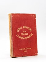 Carte Routière de la France à l'usage des Voyageurs. Nouvelle Carte Physique et Routière de la France, indiquant toutes les routes de poste, impériales et départementales, avec les distances comptées en kilom&egra