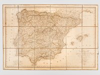 Espagne et Portugal [ Cartes ] dressées par le Chev. Lapie Géographe 1822