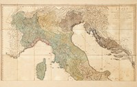 Italy with the Addition of the Southern Parts of Germany as far as Pettau in Stiria ; Murlakia, Dalmatia, the adjacent countries, and all the Illyric Islands. 2d edition Jan. 1st 1802 (Map of Italy - First Part)