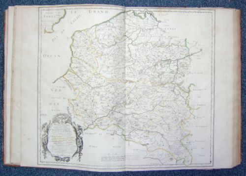 photo n°3 : [ Atlas de 89 cartes ] Cartes particulières de la France et des Environs ; jusqu'où s'estend l'ancienne Gaule ; par les Dioecèses de ses Archeveschés, & Eveschés, qui respondent aux Parties, Regions, Provinces, & Princip