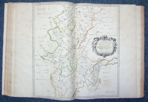 photo n°7 : [ Atlas de 89 cartes ] Cartes particulières de la France et des Environs ; jusqu'où s'estend l'ancienne Gaule ; par les Dioecèses de ses Archeveschés, & Eveschés, qui respondent aux Parties, Regions, Provinces, & Princip