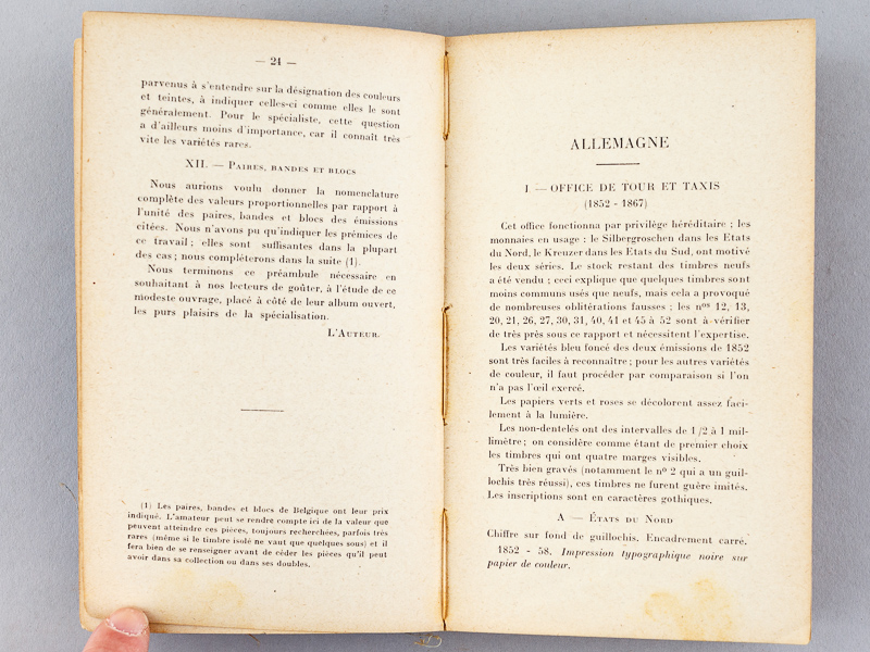 photo n°4 : Catalogue du spécialiste des timbres-poste d'Europe - 1922