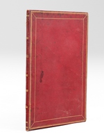 Contrat de mariage, calligraphi&eacute; et enlumin&eacute;, &eacute;tabli entre M. Edmond Turquet, d&eacute;put&eacute; de l'Aisne, et Mlle Marie de Montgomery Love, re&ccedil;u par Ma&icirc;tre Octave Trousselle notaire &agrave; Paris le 12 avril 1872.