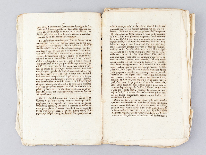 photo n°3 : Opinion de Jean Bon Saint André, Député du Département du Lot, sur le jugement du Roi, et l'appel au peuple. [ Suivi de : ] Opinion de Jean Bon Saint André, Député du Lot, sur cette question : Louis XVI peu