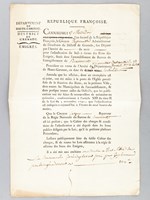 Adjudication du bail-à-ferme des Biens des Emigrés : vente aux enchères le 17 messidor 1793, an second de la République Française d'un Moulin à vent situé dans la commune de Gariée cy devant joui par