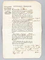 Adjudication du bail-à-ferme des Biens des Emigrés : vente aux enchères le 17 messidor 1793, an second de la République Française du château de Gariée et sa dépendance consistant en jardin enclos et v