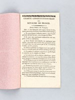 Charte Constitutionnelle du Royaume de France [ 1814 ]
