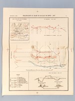 Carte : Organisation du Champ de Bataille de Zewin [ Arménie ] 1878