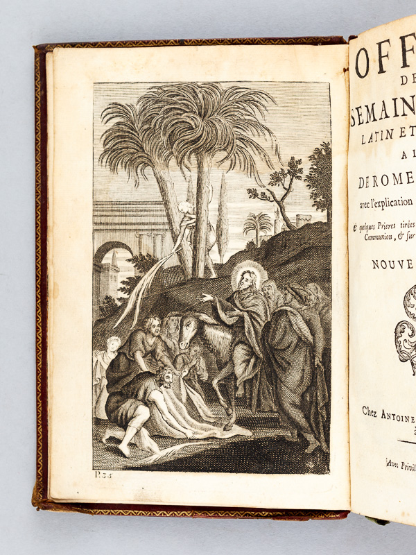 photo n°10 : Office de la Semaine Sainte, latin et François, à l'usage de Rome et de Paris ; avec l'explication des Cérémonies de l'Eglise, & quelques prières tirées de l'Ecriture, pour la Confession & la Communion, & sur les