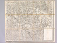 Carte de 1858 au format 72 x 87 cm : Landes, Lot-et-Garonne, Gironde (Tonneins, Marmande, La Réole, Cadillac, Casteljaloux, Villandraut, Bazas) Echelle 1/80000