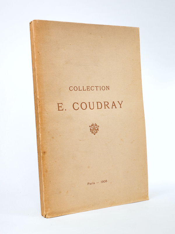 Collection de feu M. E. Coudray. Catalogue des Tableaux Modernes ( Hôtel Drouot, 12 et 13 juin 1908 ). Aquarelles, Pastels, Dessins par Bouché, Boudin, J. L. Brown, Ch. Chaplin, Cock, Corot, Daubigny, De Marne, Detaille, Diaz, Dinet, Dupr&eac