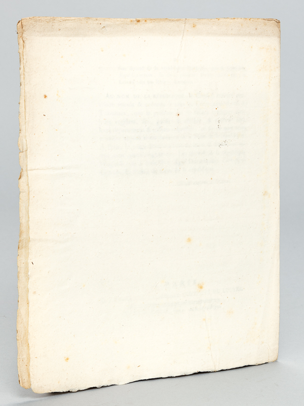 photo n°5 : Décret de la Convention Nationale, du 7 Septembre 1793, l'an second de la République Françoise une & indivisible, Qui déclare traîtres à la Patrie & hors de la loi, les François qui ont accepté ou acc