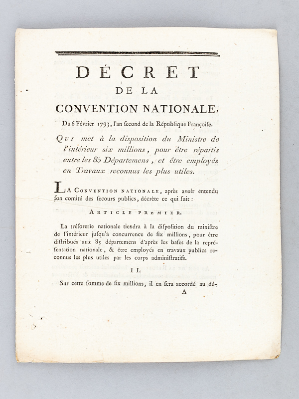photo n°4 : [ 2 brochures révolutionnaires relatives aux Maisons et Ateliers de Secours de la Ville de Paris ] Lettres Patentes du Roi, sur le décret de l'Assemblée Nationale du 31 Août 1790, concernant les Ateliers de secours à form