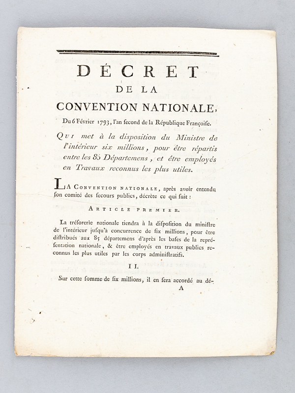 photo n°5 : [ 2 brochures révolutionnaires relatives aux Maisons et Ateliers de Secours de la Ville de Paris ] Lettres Patentes du Roi, sur le décret de l'Assemblée Nationale du 31 Août 1790, concernant les Ateliers de secours à form