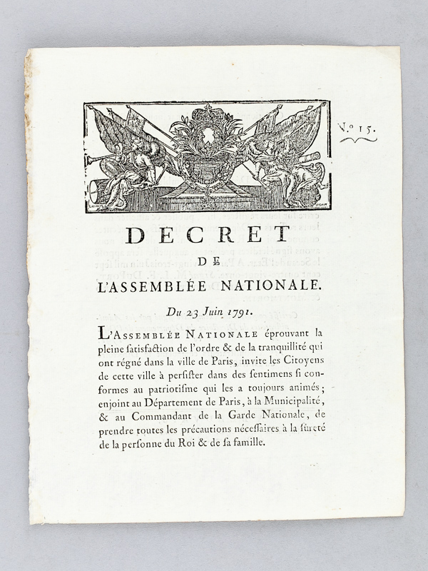 photo n°6 : [ 2 brochures révolutionnaires relatives aux Maisons et Ateliers de Secours de la Ville de Paris ] Lettres Patentes du Roi, sur le décret de l'Assemblée Nationale du 31 Août 1790, concernant les Ateliers de secours à form
