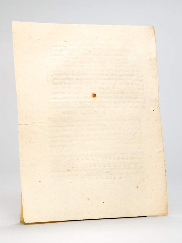 photo n°5 : Décret de la Convention Nationale du 9 Mai 1793 Relatif aux Lettres chargées ou non chargées dans les bureaux de poste, à l'adresse des personnes portées dans la liste des Emigrés