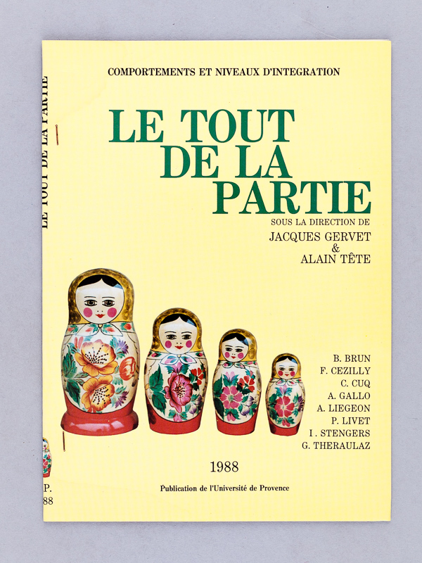 photo n°6 : Niveaux d'observation, niveaux d'organisation, niveaux d'intégration. [ Livre dédicacé par l'auteur ]
