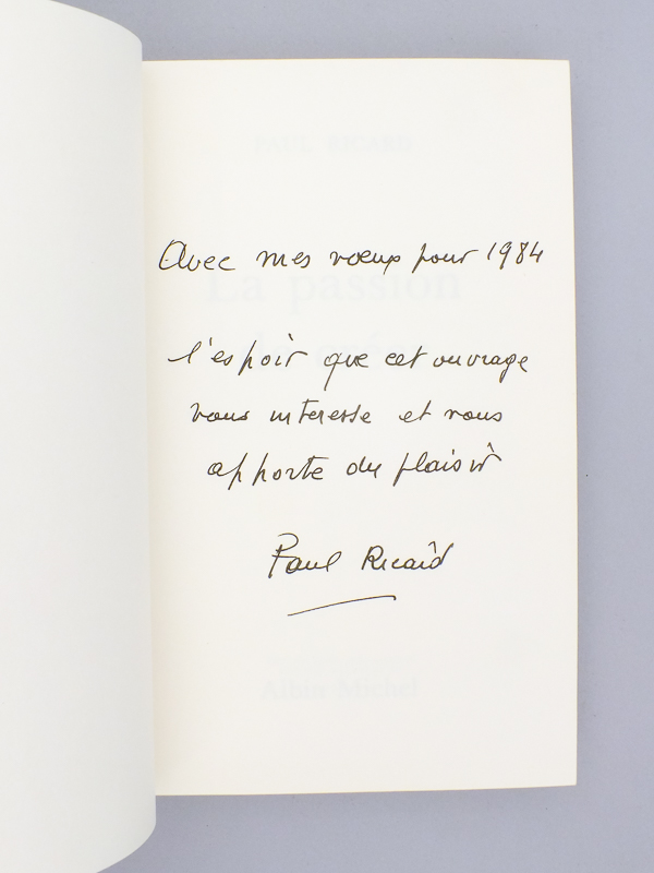 photo n°2 : La passion de créer. [ Livre dédicacé par l'auteur ]