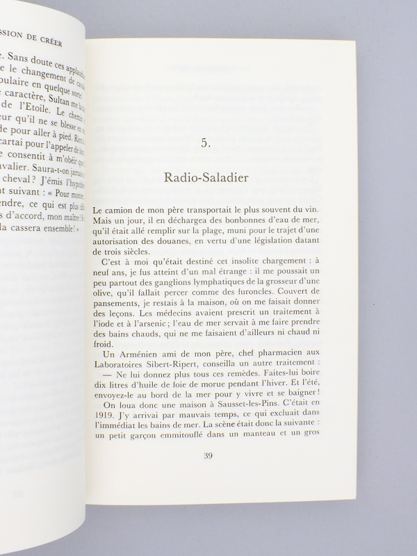 photo n°5 : La passion de créer. [ Livre dédicacé par l'auteur ]