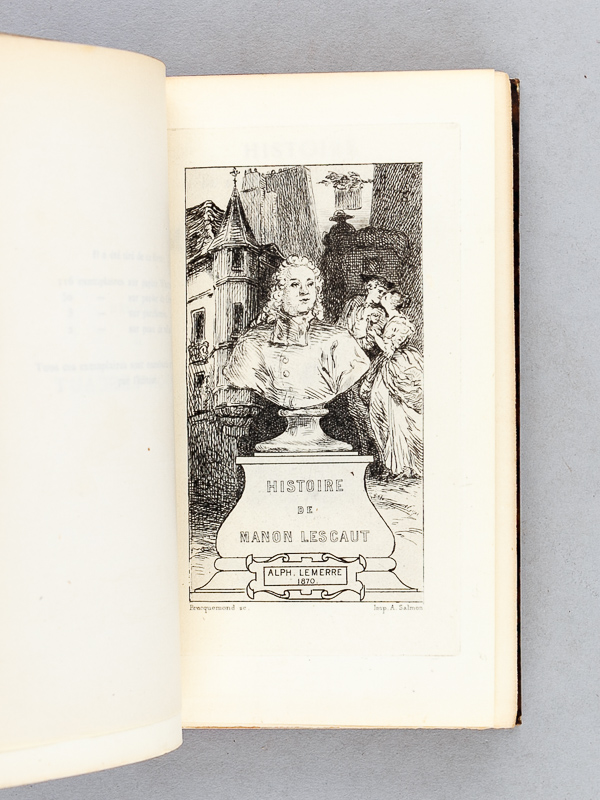 photo n°2 : Histoire du Chevalier des Grieux et de Manon Lescaut.