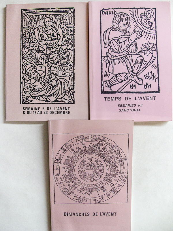 photo n°2 : Lectionnaire Monastique à l'usage de l'Abbaye d'Ozon. Avent (3 Tomes - Complet) I : Dimanches de l'Avent ; II : Semaines I-II Sanctoral ; III : Semaine III de l'Avent & du 17 au 23 décembre.
