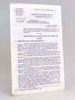 Au Q.G.A. le 14 octobre 1915. Traduction d'un document allemand (communiqué par le G. Q.G.) SECRET : Observations de la Ve Armée au Cours des Attaques en Argonne destiné 'aux QG des Corps d'Armée et de la 6e Div. de Rés.