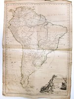 L'Amérique Méridionale [ Carte de l'Amérique du Sud datée de l'An VII - 1799 ]